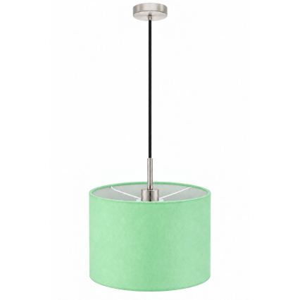 Eglo - LED Lustr na lanku TUNJA 1xE27/60W/230V pr. 20 cm zelená/černá