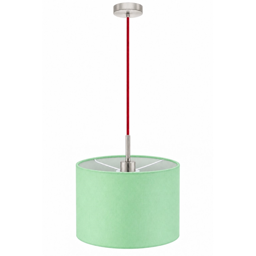 Eglo - LED Lustr na lanku TUNJA 1xE27/60W/230V pr. 20 cm zelená/červená