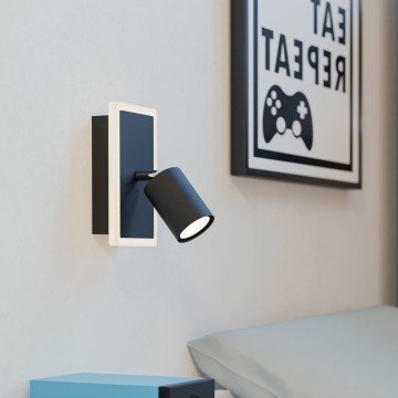 Eglo - LED Nástěnné bodové svítidlo LED/7W/230V černá