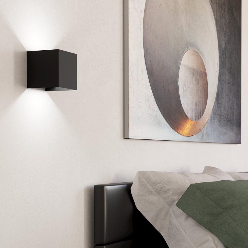 Eglo - LED Nástěnné svítidlo 2xLED/1,5W/230V 3000K černá