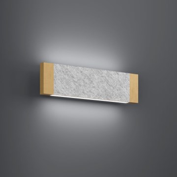 Eglo - LED Nástěnné svítidlo 2xLED/5,4W/230V 3000K hnědá/šedá