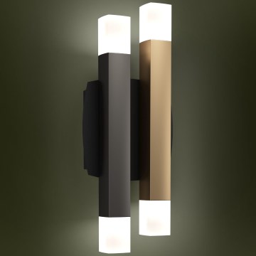Eglo - LED Nástěnné svítidlo 4xLED/3,3W/230V 3000K antracit/zlatá