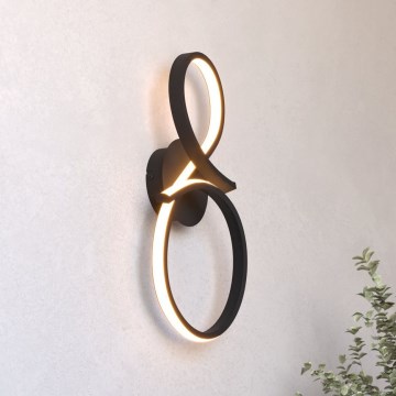 Eglo - LED Nástěnné svítidlo LED/11,4W/230V 3000K černá
