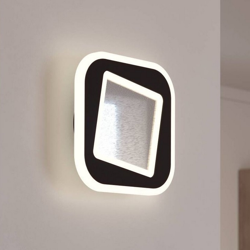 Eglo - LED Nástěnné svítidlo LED/12W/230V 4000K černá