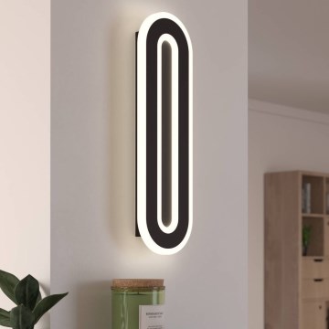 Eglo - LED Nástěnné svítidlo LED/12W/230V 4000K černá