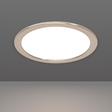 Eglo - LED Podhledové svítidlo LED/18,5W/230V 2700/4000/6500K pr. 21,6 cm matný chrom