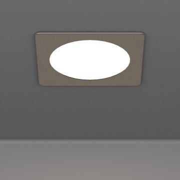 Eglo - LED Podhledové svítidlo LED/6,3W/230V 2700/4000/6500K 11,9x11,9 cm matný chrom