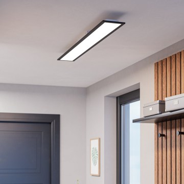 Eglo - LED Přisazený panel LED/28W/230V 2700/4000/6500K 120x15 cm černá