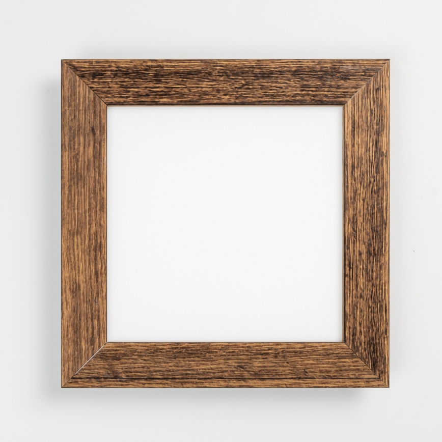 Eglo - LED Přisazený panel SALOBRENA-RW WOOD LED/17W/230V 2700/4000K 34x34 cm hnědá
