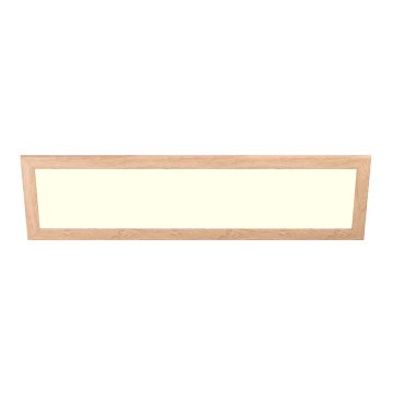 Eglo - LED Přisazený panel SALOBRENA-RW WOOD LED/34W/230V 2700/4000K 124x34 cm hnědá