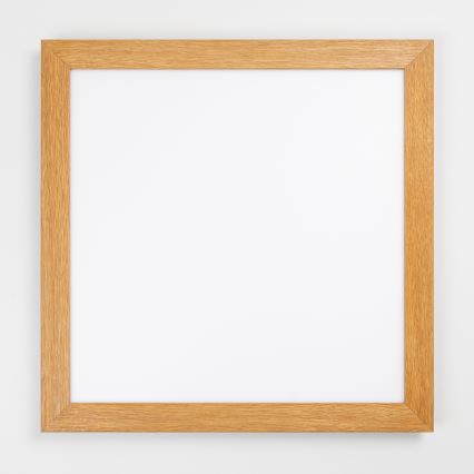 Eglo - LED Přisazený panel SALOBRENA-RW WOOD LED/34W/230V 2700/4000K 64x64 cm hnědá