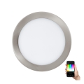 Eglo - LED RGB Stmívatelné podhledové svítidlo FUEVA-C LED/15,6W/230V pr. 22,5 cm