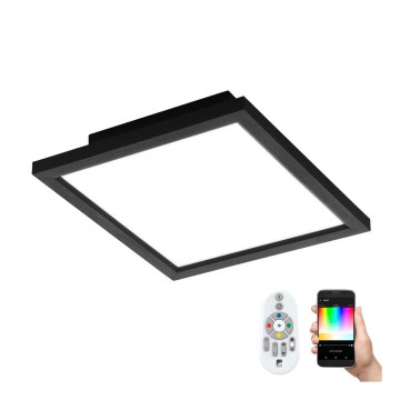 Eglo - LED RGB Stmívatelné stropní svítidlo SALOBRENA-C LED/16W/230V 30x30 cm + dálkové ovládání