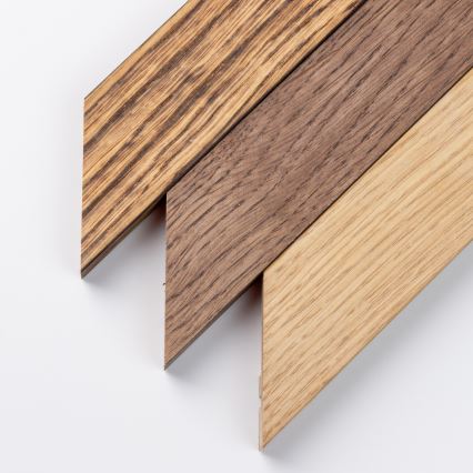 Eglo - LED RGB Stmívatelný přisazený panel SALOBRENA-C WOOD LED/30,5W/230V 2700-6500K 64x64 cm hnědá + dálkové ovládání