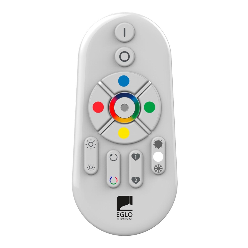 Eglo - LED RGBW Stmívatelný přisazený panel SALOBRENA-C WOOD LED/34W/230V 2700-6500K 34x124 cm hnědá + dálkové ovládání