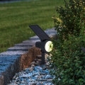 Eglo - LED RGBW Stmívatelná solární lampa LED/3W/4,5V IP44 černá + dálkové ovládání