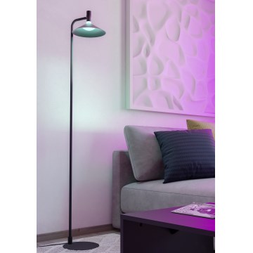 Eglo - LED RGBW Stmívatelná stojací lampa LED/7,5W/230V 2700-6500K černá