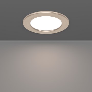 Eglo - LED RGBW Stmívatelné koupelnové podhledové svítidlo LED/5W/230V 2700-6500K pr. 12 cm IP44 matný chrom