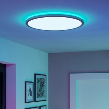 Eglo - LED RGBW Stmívatelné koupelnové stropní svítidlo LED/16,8W/230V 2700-6500K pr. 50 cm IP44 bílá ZigBee
