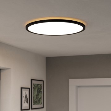 Eglo - LED RGBW Stmívatelné koupelnové stropní svítidlo LED/16,8W/230V 2700-6500K pr. 50 cm IP44 černá ZigBee