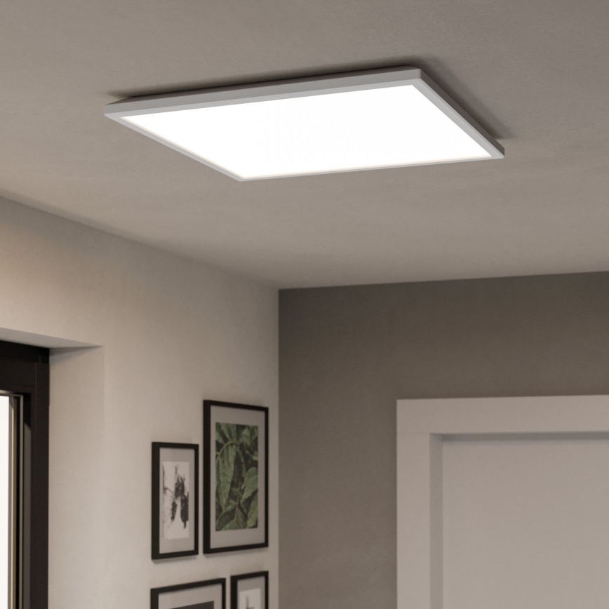 Eglo - LED RGBW Stmívatelné koupelnové stropní svítidlo LED/17W/230V 2700-6500K 50x50 cm IP44 bílá ZigBee