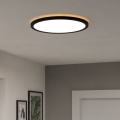 Eglo - LED RGBW Stmívatelné koupelnové stropní svítidlo LED/18,5W/230V 2700-6500K pr.38,9cm IP44 černá ZigBee