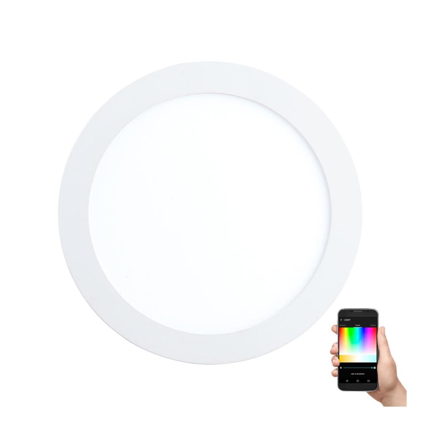 Eglo - LED RGBW Stmívatelné podhledové svítidlo FUEVA-C LED/15,6W/230V pr. 22,5 cm