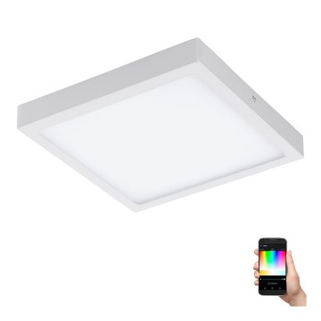 Eglo - LED RGBW Stmívatelné stropní svítidlo FUEVA-C LED/21W/230V 30x30 cm