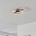 Eglo - LED RGBW Stmívatelné stropní svítidlo LED/17W/230V 2700-6500K černá + dálkové ovládání
