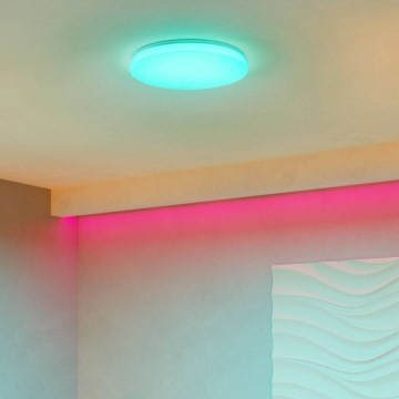 Eglo - LED RGBW Stmívatelné stropní svítidlo LED/20W/230V 2700-6500K pr. 43 cm