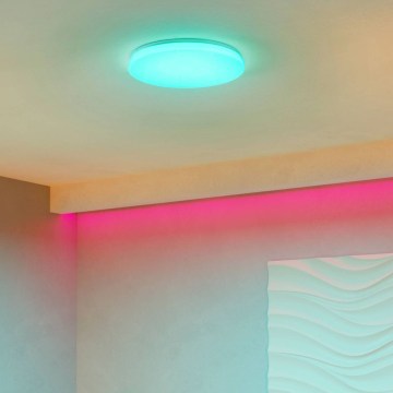 Eglo - LED RGBW Stmívatelné stropní svítidlo LED/20W/230V pr. 43cm