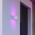 Eglo - LED RGBW Stmívatelné venkovní nástěnné svítidlo LED/10W/230V 2700-6500K IP55 bílá