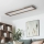 Eglo - LED RGBW Stmívatelný přisazený panel SALOBRENA-C WOOD LED/34W/230V 2700-6500K 34x124 cm tmavě hnědá + dálkové ovládání
