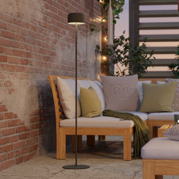 Eglo - LED Solární nabíjecí dotyková stojací lampa LED/2,8W/3,7V 1800 mAh IP44 zelená