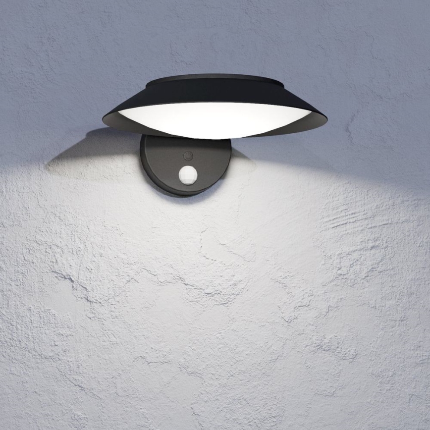 Eglo - LED Solární nástěnné svítidlo se senzorem LED/7W/3,7V 2200 mAh IP44