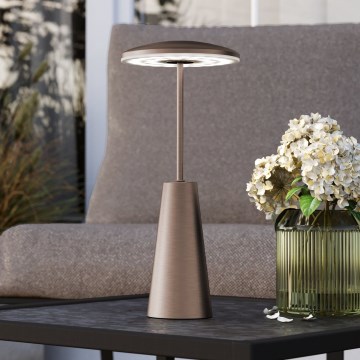 Eglo - LED Stmívatelná dotyková venkovní lampa LED/2,8W/5V 2400K/3000K/4000K 5200 mAh IP54 béžová