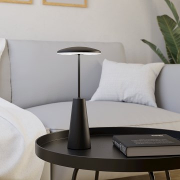 Eglo - LED Stmívatelná dotyková venkovní lampa LED/2,8W/5V 2400K/3000K/4000K 5200 mAh IP54 černá