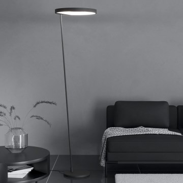 Eglo - LED Stmívatelná stojací lampa LED/23W/230V 3000K černá