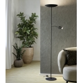 Eglo - LED Stmívatelná stojací lampa LED/26,5W/230V + LED/4W černá