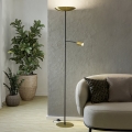 Eglo - LED Stmívatelná stojací lampa LED/26,5W/230V + LED/4W zlatá
