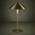 Eglo - LED Stmívatelná stolní lampa LED/12W/230V 3000K zlatá
