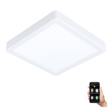 Eglo - LED Stmívatelné koupelnové stropní svítidlo LED/16,5W/230V 2700-6500K IP44 ZigBee 21x21 cm