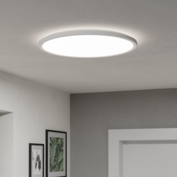 Eglo - LED Stmívatelné koupelnové stropní svítidlo LED/16,8W/230V 2700-6500K pr.50 cm IP44 bílá + dálkové ovládání