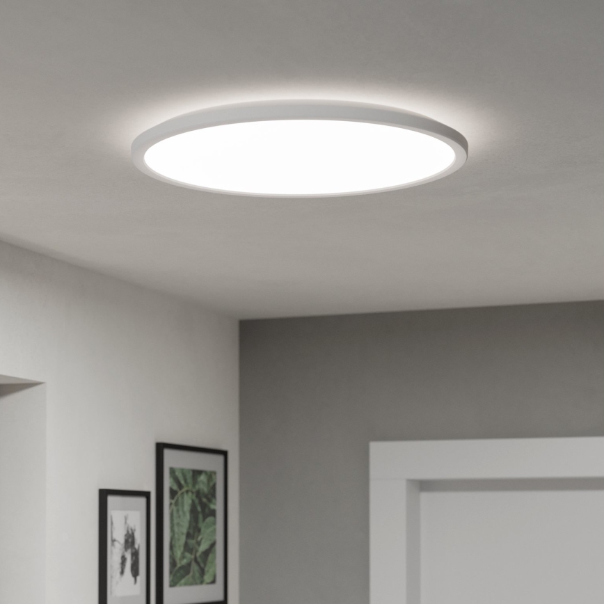 Eglo - LED Stmívatelné koupelnové stropní svítidlo LED/16,8W/230V 2700-6500K pr.50 cm IP44 bílá + dálkové ovládání