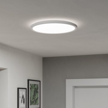 Eglo - LED Stmívatelné koupelnové stropní svítidlo LED/18,5W/230V 2700-6500K pr. 38,9 cm IP44 bílá + dálkové ovládání