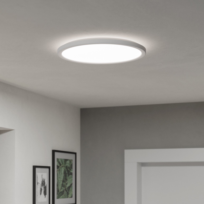 Eglo - LED Stmívatelné koupelnové stropní svítidlo LED/18,5W/230V 2700-6500K pr. 38,9 cm IP44 bílá + dálkové ovládání