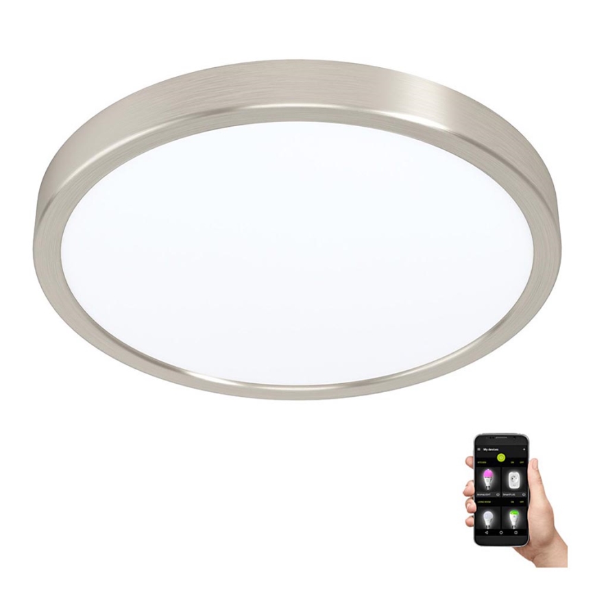 Eglo - LED Stmívatelné koupelnové stropní svítidlo LED/19,5W/230V 2700-6500K IP44 ZigBee pr. 28,5 cm