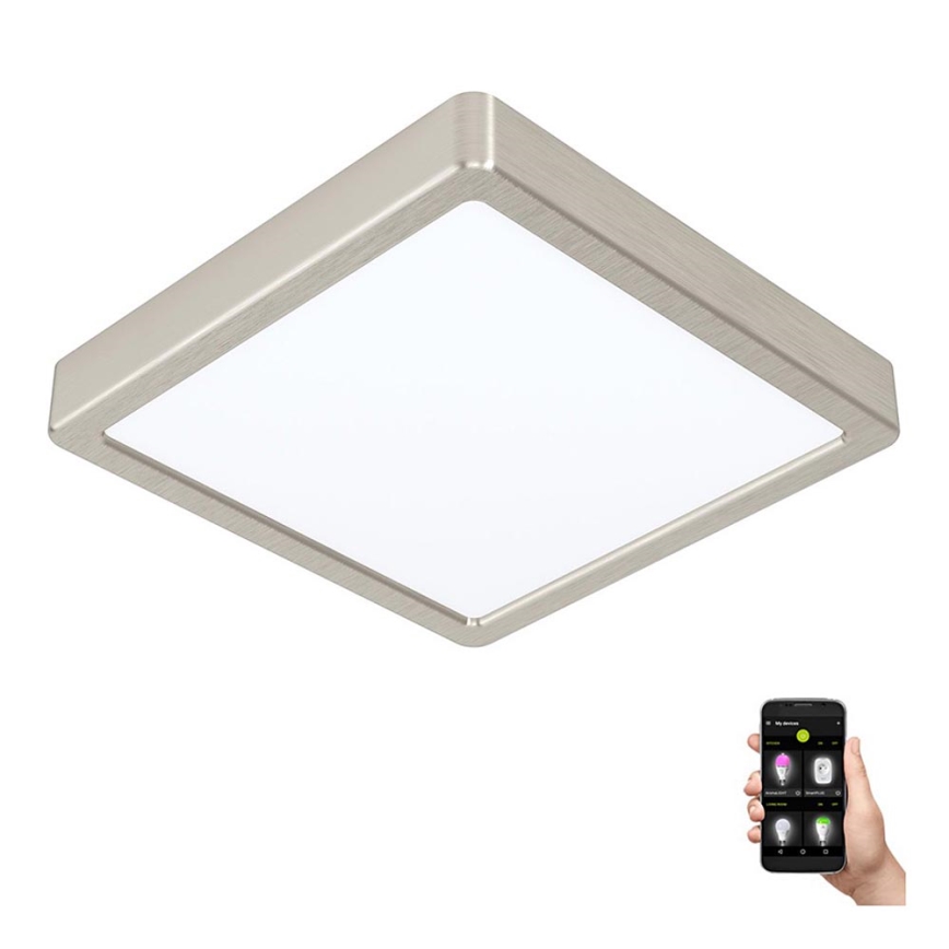 Eglo - LED Stmívatelné koupelnové svítidlo LED/16,5W/230V IP44 ZigBee 21x21 cm
