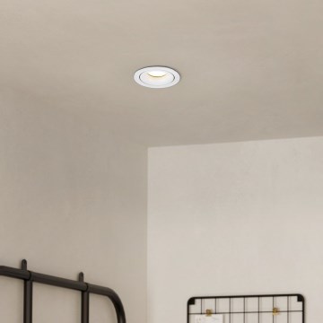 Eglo - LED Stmívatelné podhledové svítidlo LED/4,9W/230V bílá