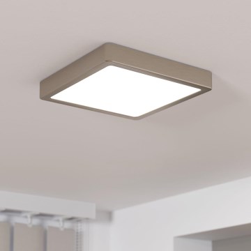 Eglo - LED Stmívatelné stropní svítidlo LED/17W/230V matný chrom